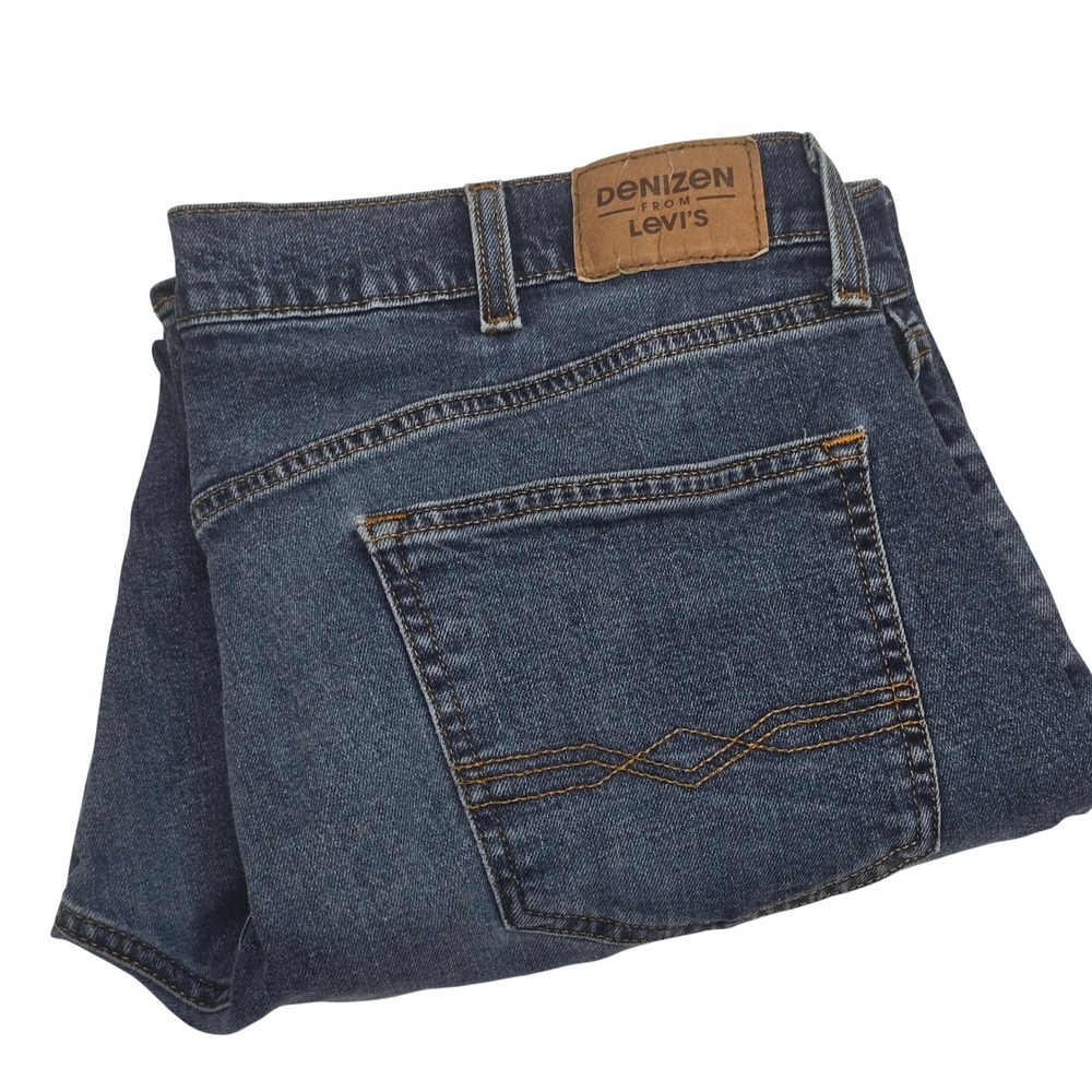 Denizen from Levi's 285 Relaxed Jeans Mens 38x30 Blue Medium Wash Stretch